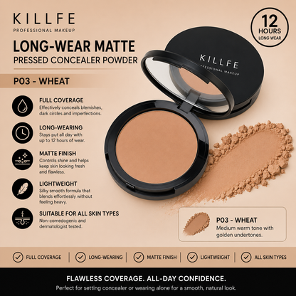 Killfe – Long-Wear Matte Pressed Concealer Powder