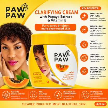 Paw Paw – Clarifying Cream with Papaya Extract & Vitamin E, 300 mL