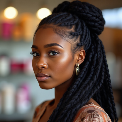 Linda Braiding Collection - 4X Super Long Afro Twist, 60 inch