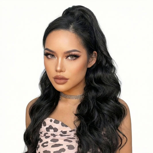 Body Wave Claw Clip Ponytail – 100% Human Hair