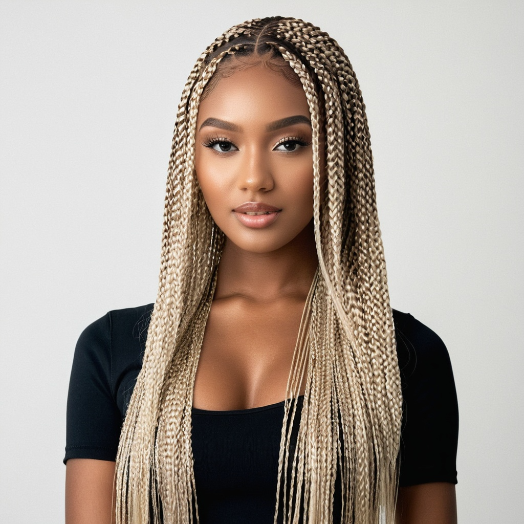 Blonde Beauty: Pre-Stretched Synthetic Braiding Hair Extension, #613