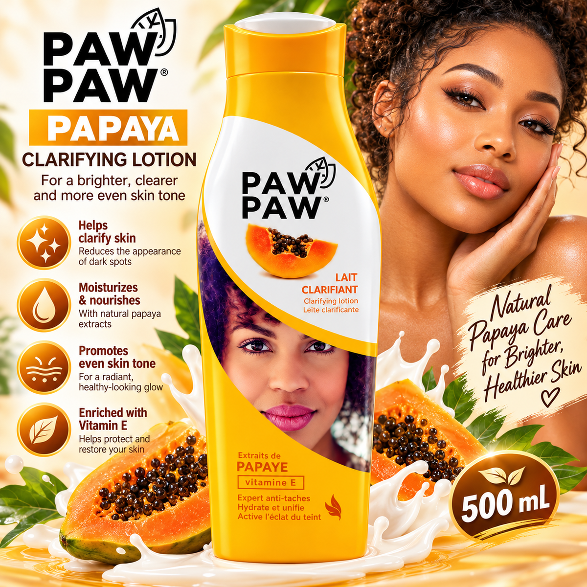 Paw Paw – Papaya Clarifying Lotion, 500 mL Paw Paw