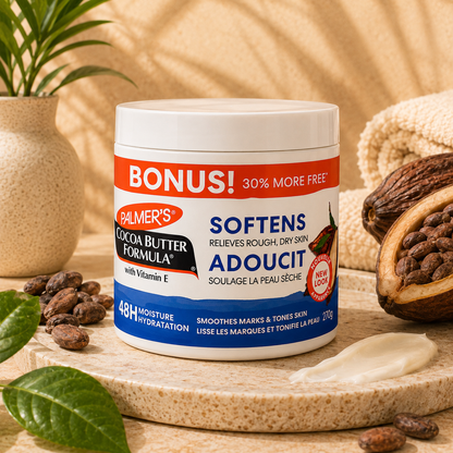 Palmer's – Cocoa Butter Formula Body Cream with Vitamin E, Bonus Size 270g (30% More Free) Palmer's