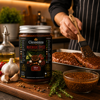 Clessenza Spicy All Purpose Marinade – Natural Hot Herb Seasoning Sauce 500ml