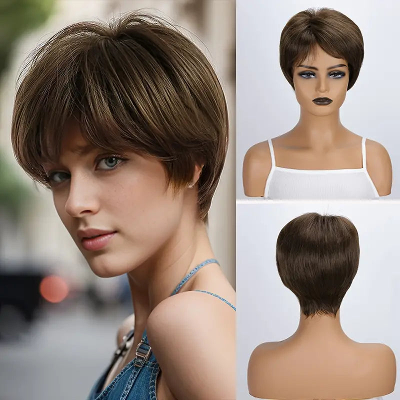 Chic 8-Inch Short Synthetic Bob Wig