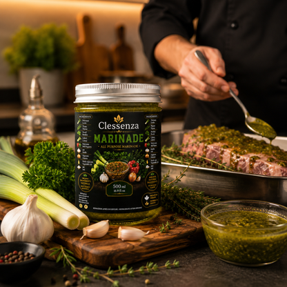 Clessenza All Purpose Marinade – Natural Herb & Vegetable Seasoning Sauce 500ml
