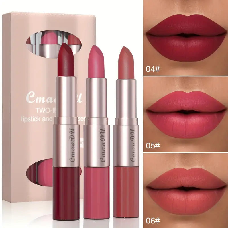 CmaaDu - Matte Lipstick & Long Lasting Smudge Proof Liquid Lipstick Lip Gloss