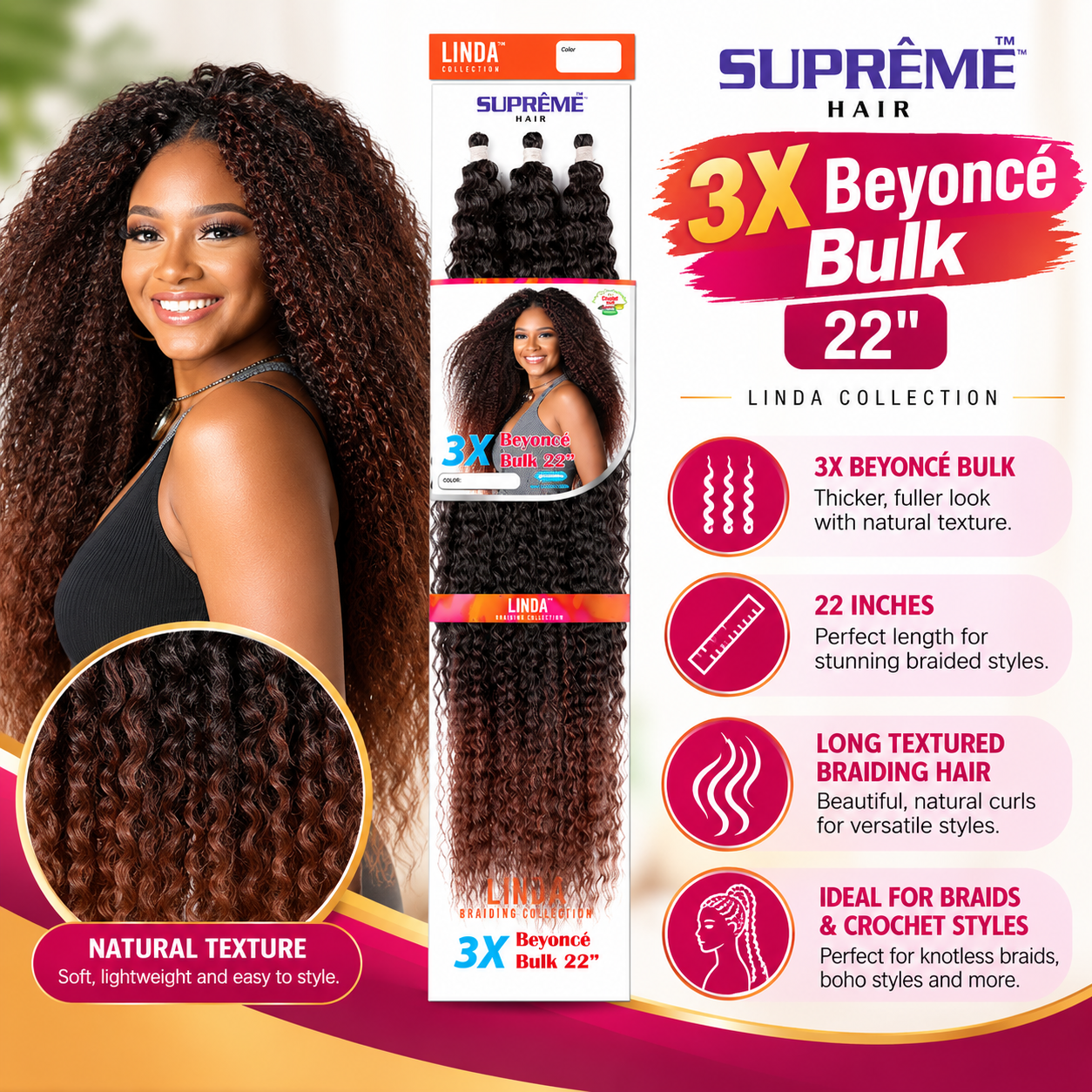 SUPRÊME Hair – 3X Beyonce Bulk 22