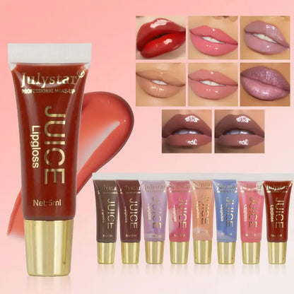 Julystar – Brillant à Lèvres JUICE, 5 ml (Tube Unitaire)