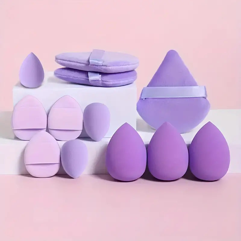 12pcs All-Purpose Professional Makeup Sponge Set