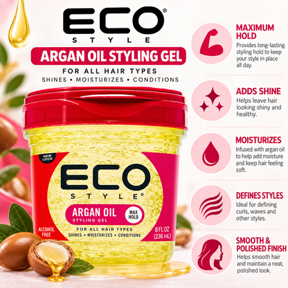 Eco Style – Argan Oil Styling Gel ECO STYLE