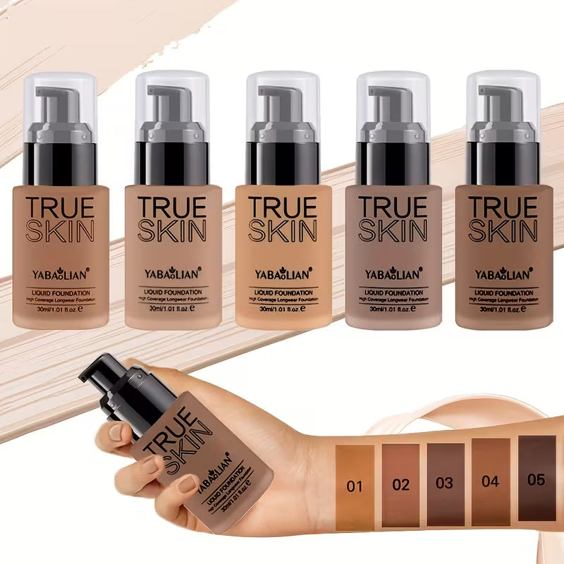 Yabaolian – True Skin Liquid Foundation, 30 mL Clessenza Beauty Store