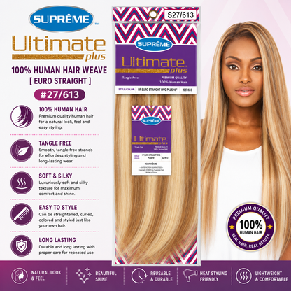 SUPRÊME Hair – Ultimate Exquisite 100% Human Hair Weave [Euro Straight]
