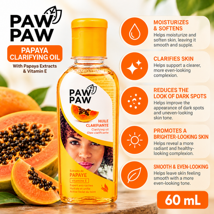 Paw Paw – Papaya Clarifying Oil, 60 mL Paw Paw