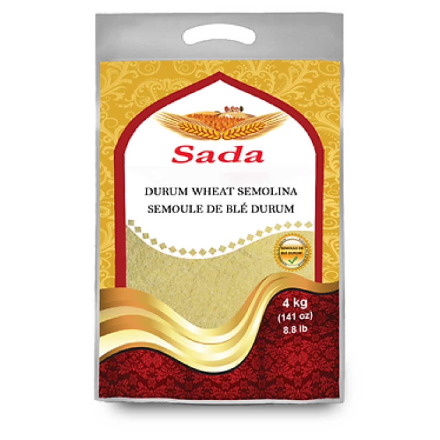 SADA - DURUM WHEAT SEMOLINA, 4KG