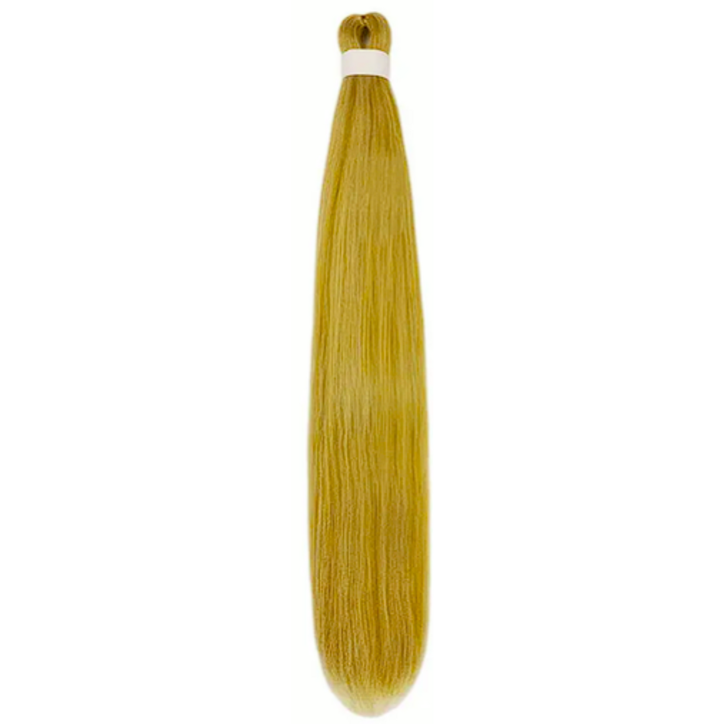 Honey Blonde Pre-Stretched Knotless Synthetic Braiding Hair, 26 Inch