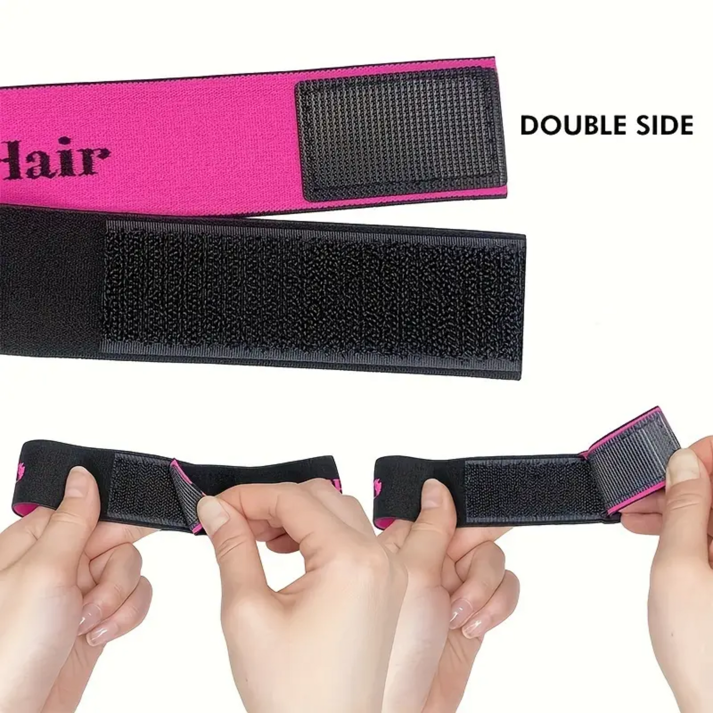 Dola Hair - Ensemble de bâtonnets de cire pour cheveux avec Edge Control, bandes fondantes pour dentelle et brosses pour bords