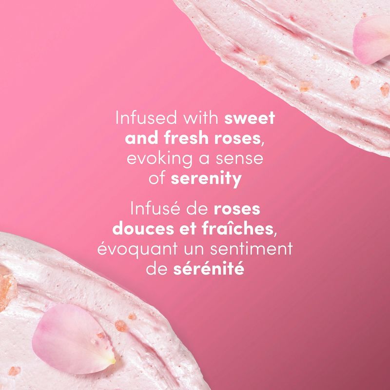 Dove - Himalayan Salt & Rose Oil Exfoliating Body Scrub for Silky Smooth Skin